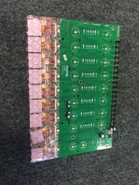 [CP14-00439-000] Midas M32R right fader pcb