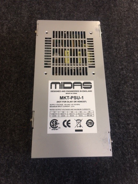 [CV02-00167-000] Midas Power supply VF16 VU32 VU24 DL154 DL155 DL231 DL251 DL252  DL351  DL431 VU32 MKT-PSU-1