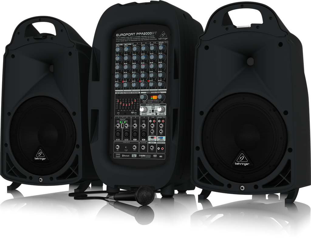 [026935] Behringer PPA2000BT-EU Portable PA set